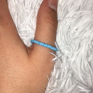 Seed bead ring made by my daughter.